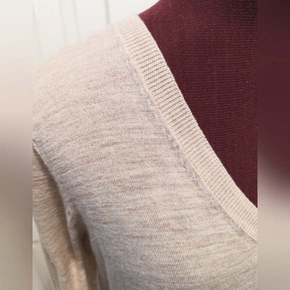 Segments 100% Merino V-Neck Pullovers - Picture 3 of 6